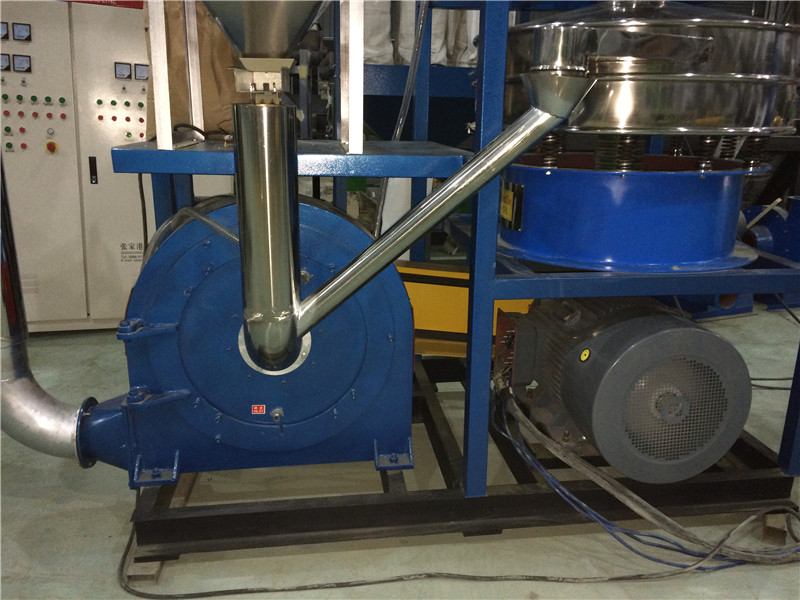 Waste Powder Plastic Pulverizer Machine 500kg/H PVC Scrap Pulverizer Machine