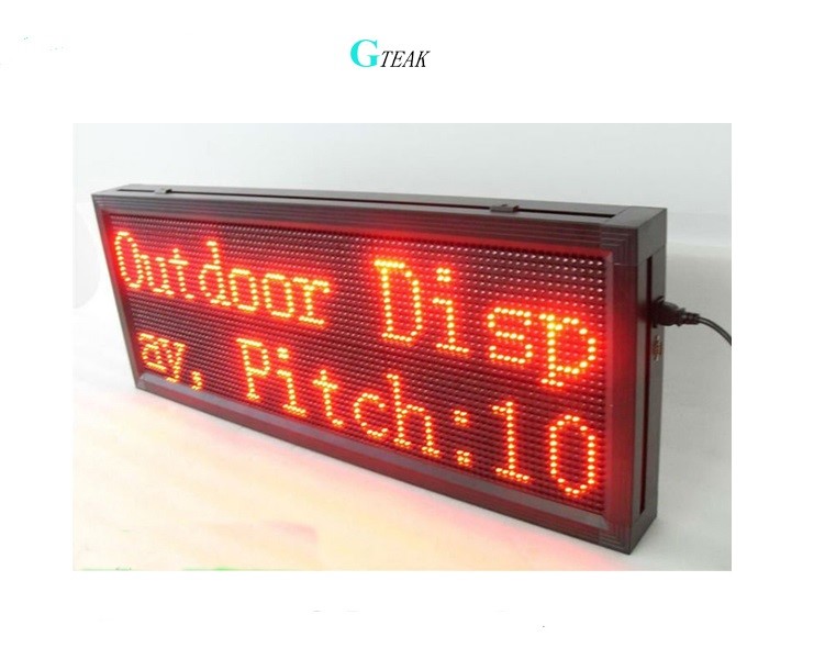 Hot! P10 double sided outdoor scrolling led open sign for advertising