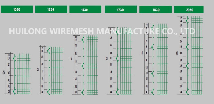 Garden 50x100mm Aperture Welded Mesh Fence Hot Dip Galvanized With V Bends