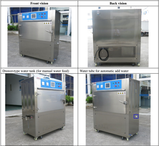 GB/T5170.9 UVA Light UV Accelerated Weathering Aging Test Chamber 1150x500x500mm