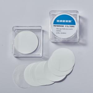 China 0.22μm 47mm Hydrophobic PVDF Membrane Filter Disc Non sterile 50/Pk wholesale