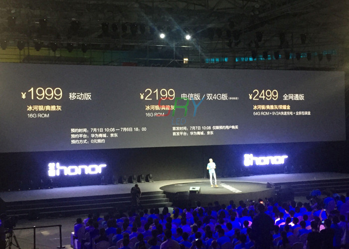 2.5mm Pixel Pitch Advertising LED Display Long Lifespan Rent LED Screen For Stage
