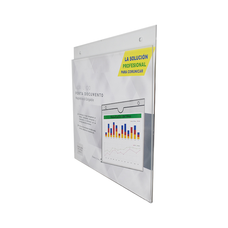 Magnetic Acrylic File Box Holder