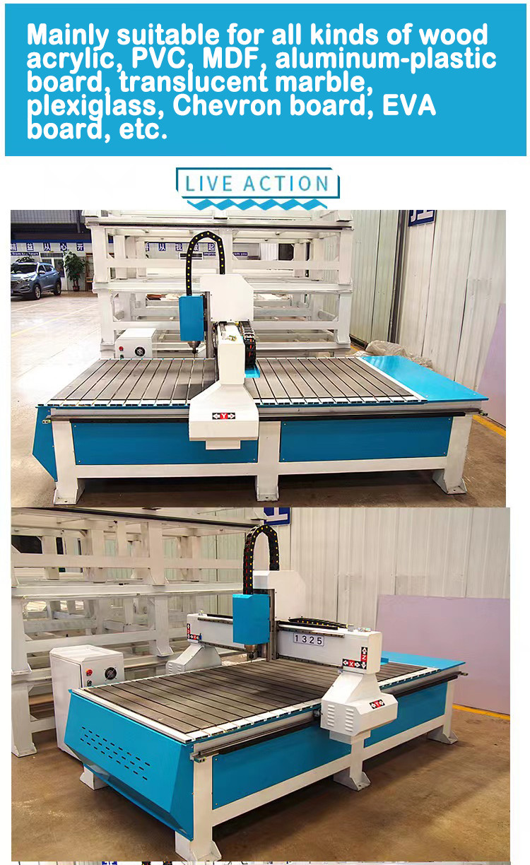 3 Axis Wood CNC Router Machine Wood Carving For Engraving And Milling