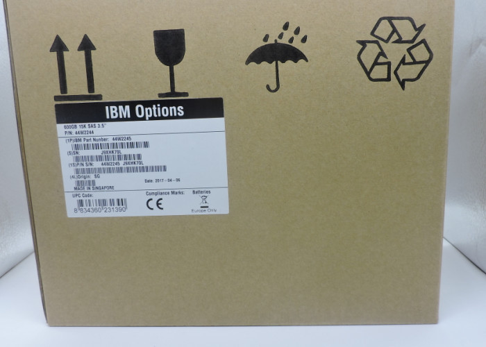 IBM Hard Disk 44W2244 44W2245 49Y1870 600G 15K SAS 3.5 inch 1 year warranty