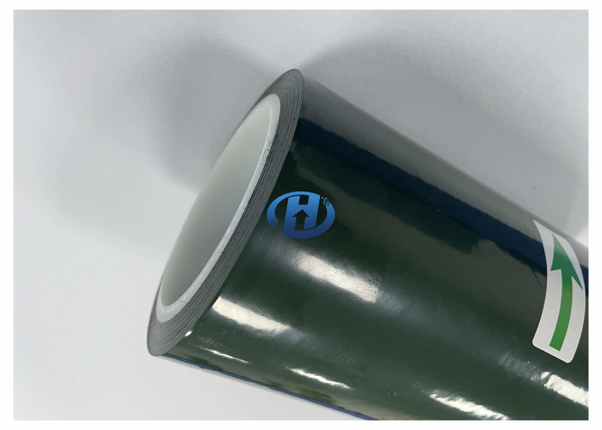 80micron HDPE Film Dark Green, UV Cured, Application of Tape, Sealing strip, No solvent, No Silicone transfer.