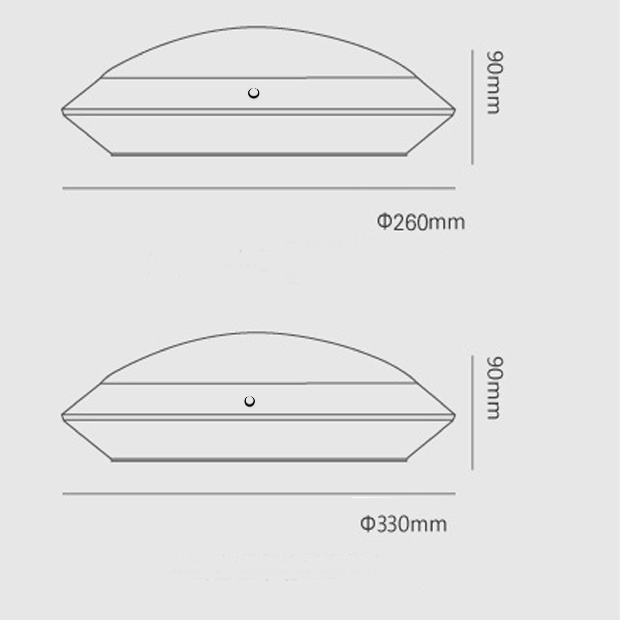 110 Volt 12W Indoor Ceiling Lights , Fireproof Material Dimmable Ceiling Lights