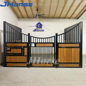 China Portable Bamboo Horse Stable Barn Door Horse Stall Panels Prefabricated Standard wholesale