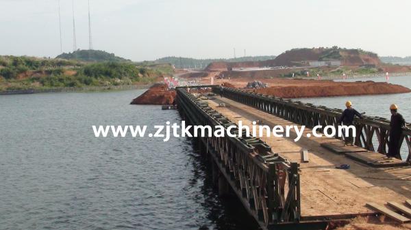 Steel Bailey bridge ,prefabricated steel bridge , Single Lane steel bridge