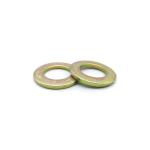 100HV Steel Flat Washer Yellow Zinc Coated Galvanized Washer DIN 125