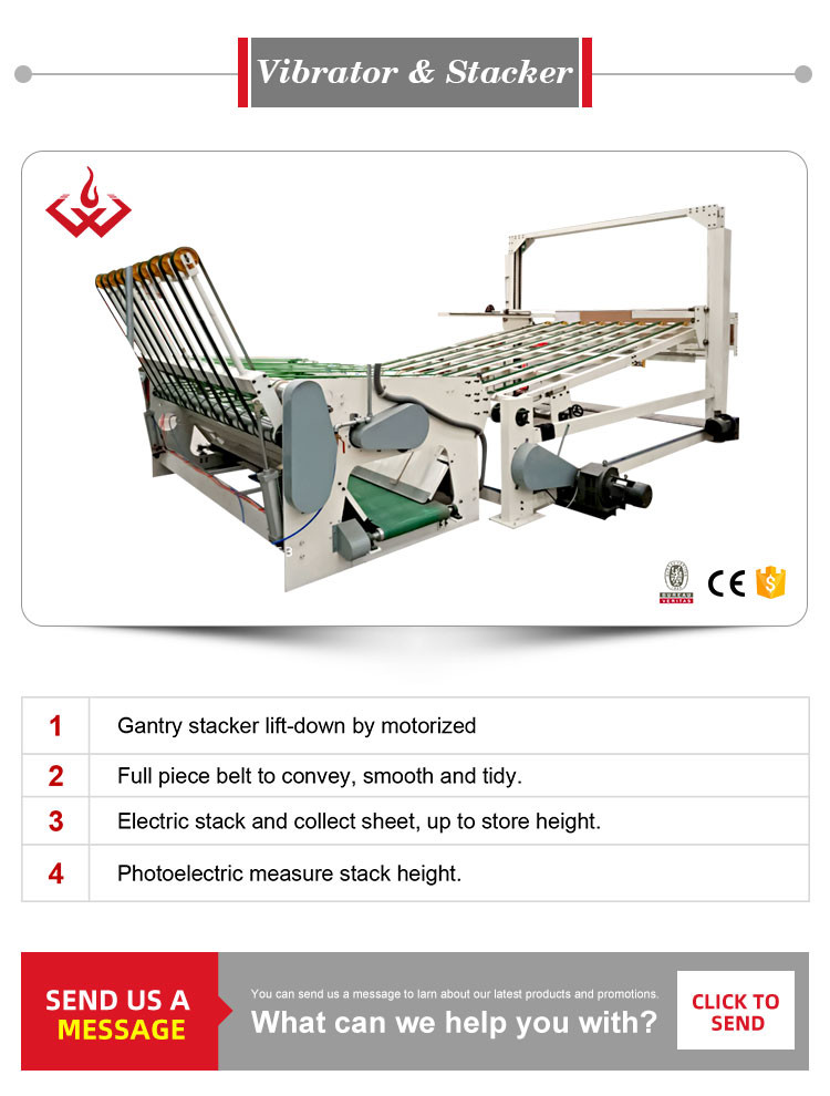 Middle Speed Printing Slotting Die Cutting Stacker Machine
