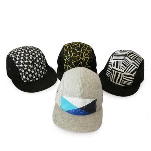 China 3D Embroidery 5 Panel Baseball Caps Unstructured Nylon Snapabck wholesale
