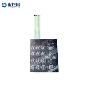 China Self Adhesive Flat Membrane Keyboard , Membrane Switch Keyboard OEM ODM wholesale
