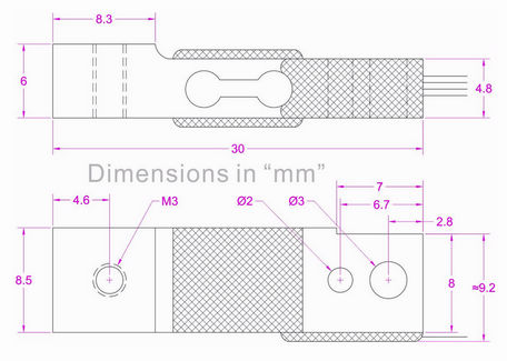 micro weight transducer 2kg