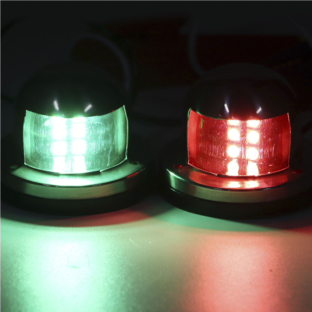 5050SMD IP68 Boat Bow Headlights Red Green LED Bow Navigation Light
