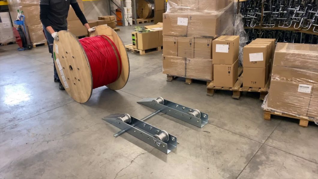 Hot Selling Cable Drum Jack Roller