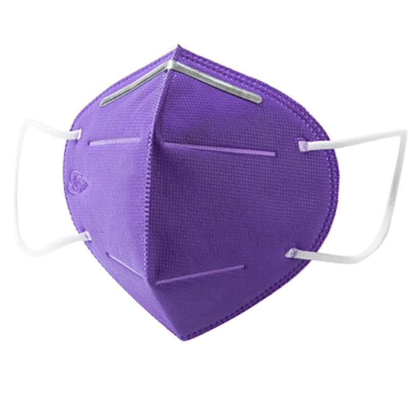 Ultrasonic Welded Foldable FFP2 Mask / Colored Surgical Masks With Adjustable Nose Belt
