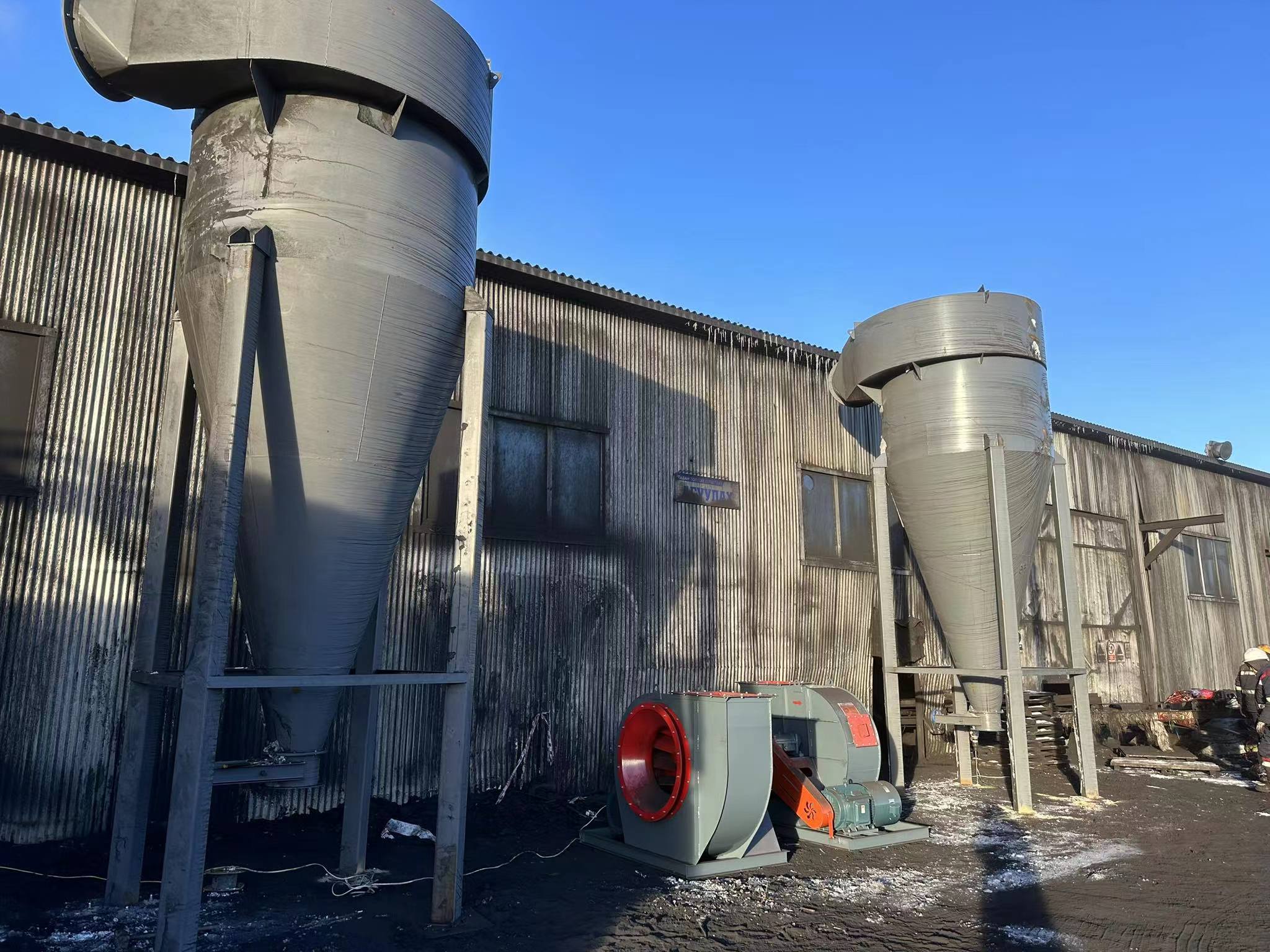 Industrial Cyclone Separator Dust Collector for Coal Dust in Mongolia Manufacturing Plant