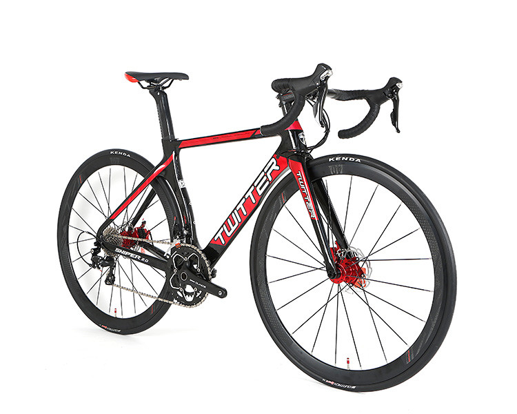 Thru Axle Disc Brake Frame Carbon Fiber Road Bike TIAGRA 20 Speed