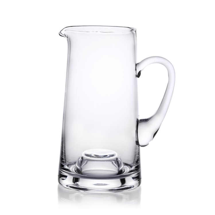 High quality 1.3L Water Drinking Bottle Glass Transparent Water Jug Pitcher