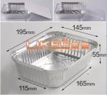 Freezer safe Aluminium Foil Food Container 1000 Ml Eco Friendly