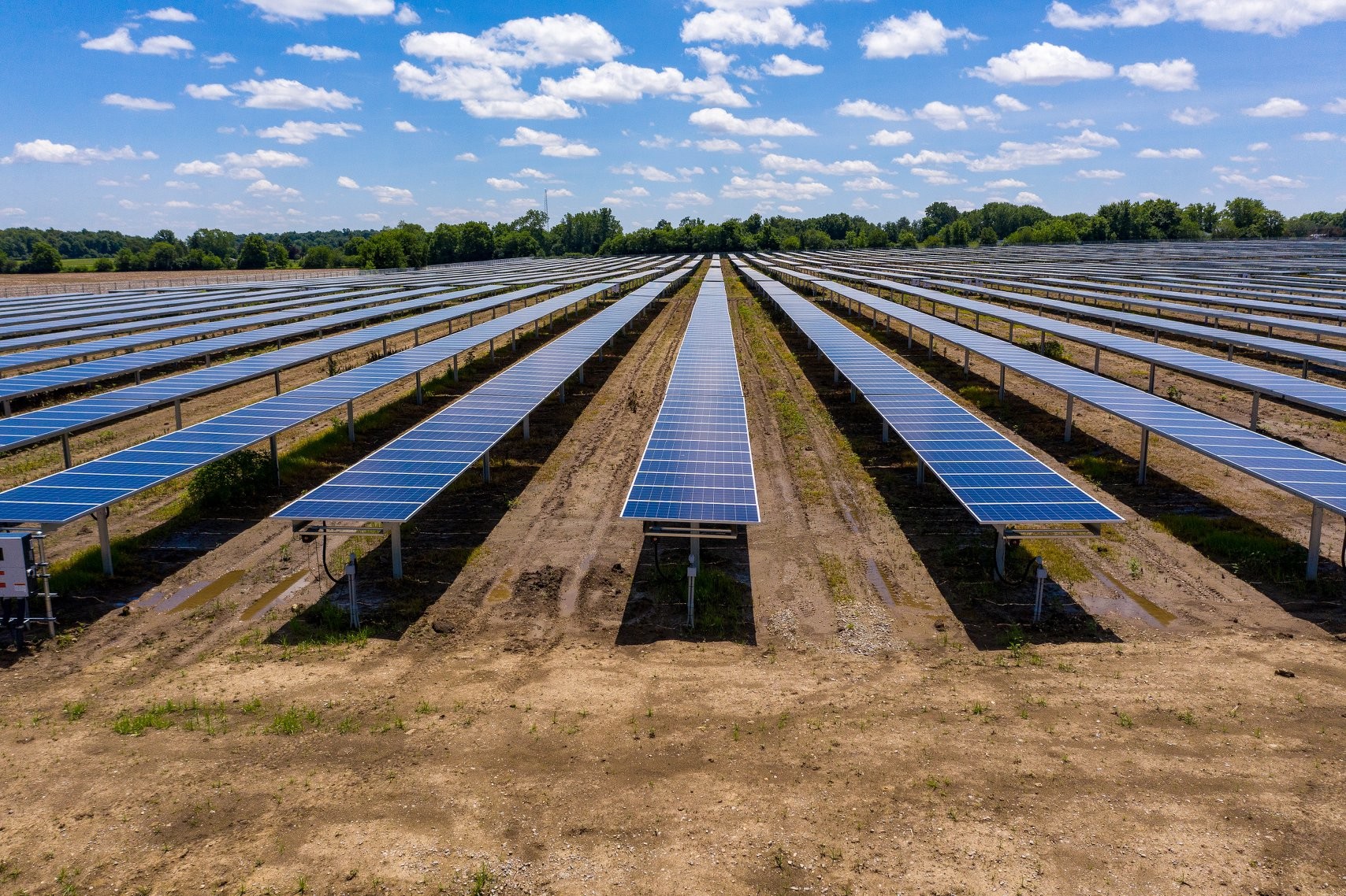 TCU Control Single Axis Solar Tracker Intelligent Solar Tracking System