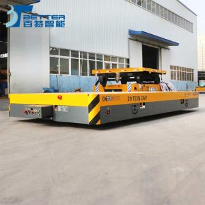 China 30t Trackless Turning Electricmaterial Transfer Carts wholesale