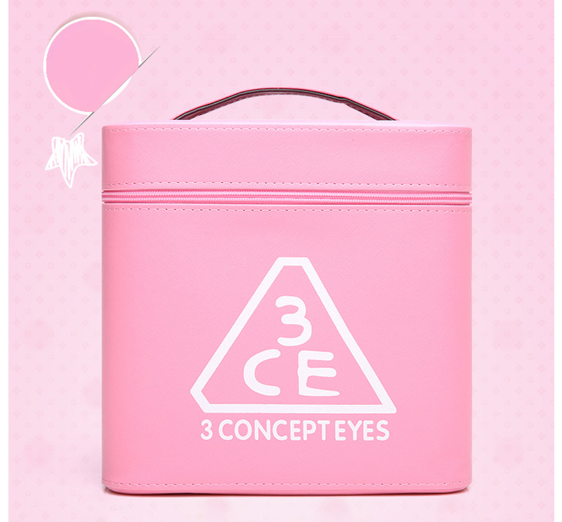 Zipper PU Makeup Bag Case