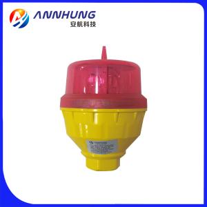 China Red Colors Aviation Low Intensity Obstacle Light 32.5cd Intensity wholesale