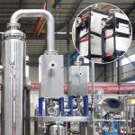TOPTION Rising Film Evaporator Vertical Climbing Film Evaporation