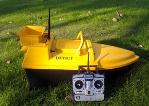 China RC Fishing Bait Boat DEVC-103 yellow ABS plastic 11KG / Carton AC 110-240V wholesale