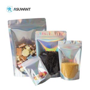 China PE Plastic Runts Resealable Holographic Mylar k Bag wholesale