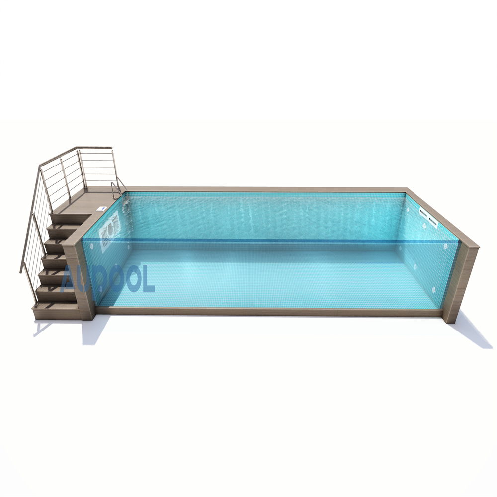 AP-2000 Prefabricated Pool for Above Ground Swimming in 20Ft 40Ft Shipping Container