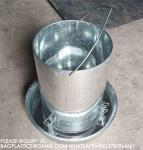 Chicken Feeder Galvanized Chicken Feeder POULTRY FARM Poultry Husbandry Steel