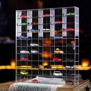 China Model Car Acrylic Showcase Sheet 1/64 Diecast Model Car Case For Store Retail Shops Office wholesale