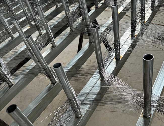 Battlefield Defense Galvanized Anti Tank Track Wrapping Wire Mesh