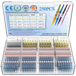 China Heat Shrink 250PCS Solder Seal Wire Connectors GW-JXDZ06T wholesale