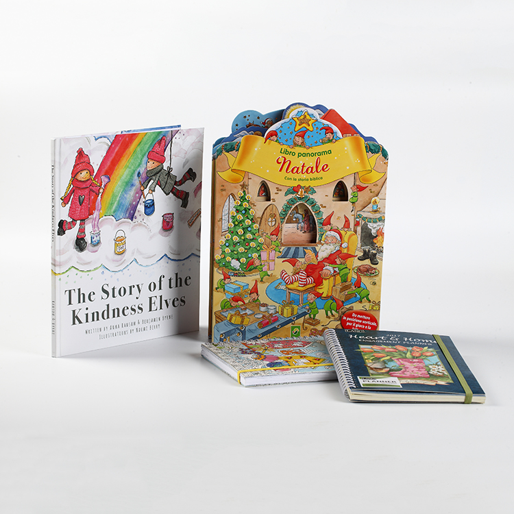 Soft Custom Printed Booklets Kids Hard Bookcover Eco Friendly Offset Printing Children Book