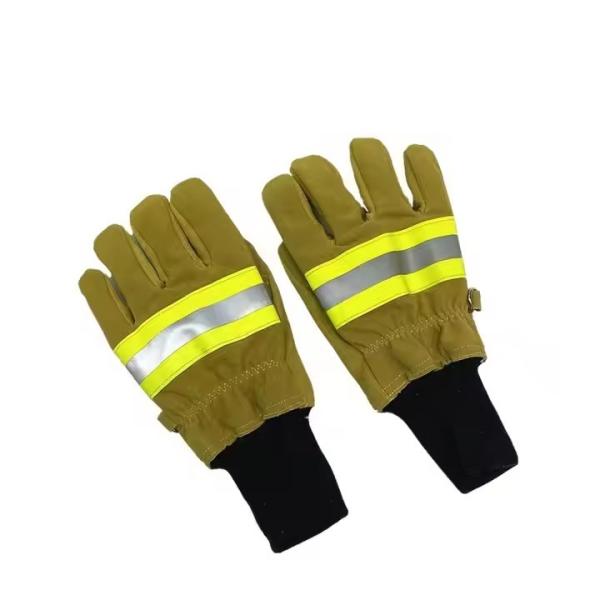 Tactical Heat Resistant Firefighter Fireman Gloves Emergency Fire Rescue Safety