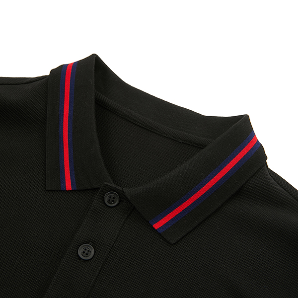 Striped Embroidery Kids Polo Custom Sleeve T Shirt in 100% Cotton for Summer Season