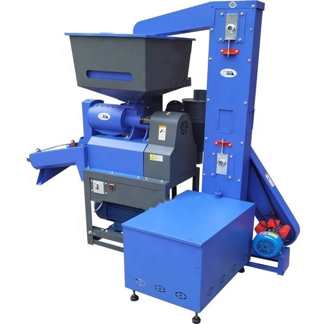 Rice Hulling Machine Processed In One Go Auto Rice Mill Production Line 600kg/H
