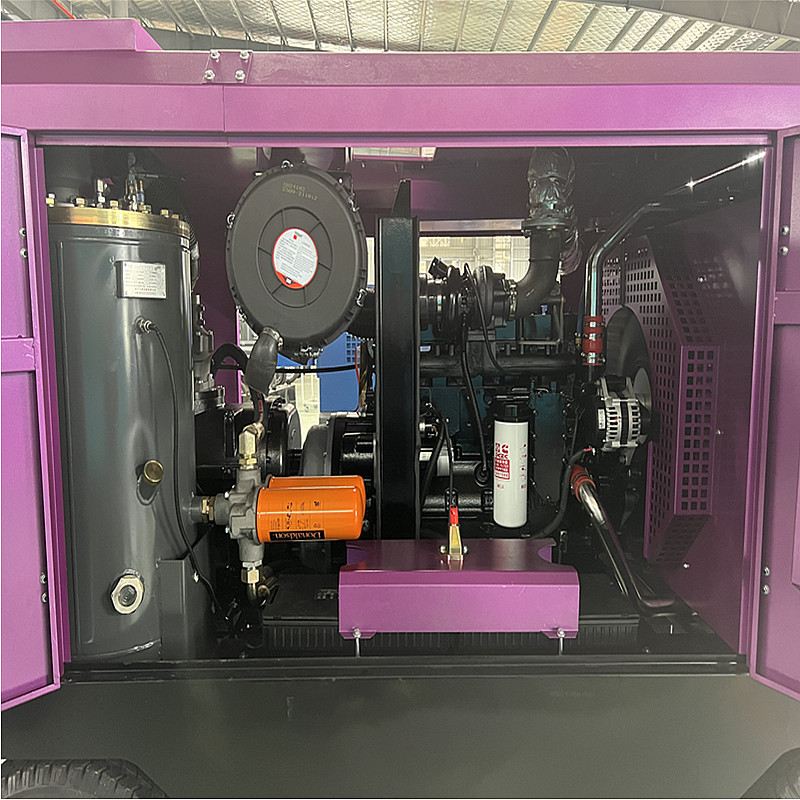 Mobile Screw Air Compressor Diesel Driven Screw Type Air Compressor Industrial Screw Air Compressor Machine