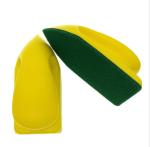 55*120mm Green Fleece Automotive Nano Cleaning Brush For Car Seat Glass Cleaning