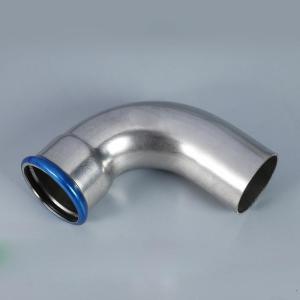 China Free Samples SS 304l Pipe Fittings , Stainless 90 Degree Elbow wholesale