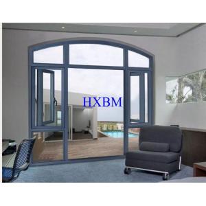China Soundproof Aluminium Windows And Doors With German SI Or Kinlong Hardware on sale