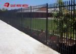 Heavy Duty 2 Rail40X40X2.5mm Wall Thick School Steel Garrison Fence Panel 1800mm