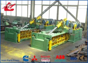 China 18.5kW Hydraulic Bailer Machine For Light Scrap Metal Front Out Discharging wholesale