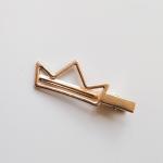 Metal Crown Hair Clip Pin Set Accessories Girl 7x2.5cm