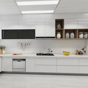 China Carcass Plywood / Modern Kitchen Cabinet with Countertops and Accessories wholesale