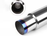370mm 2" Inlet 3" Outlet 304 Stainless Steel Exhaust Muffler